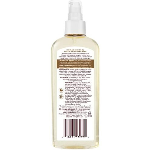 Palmers Coconut Oil Formula Body Oil, Body Moisturizer With Green Coffee Extract, Bath Oil For Dry Skin, 51 Ounces