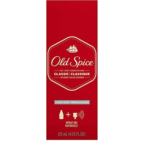 Old Spice Classic Cologne Spray 4.25 Oz