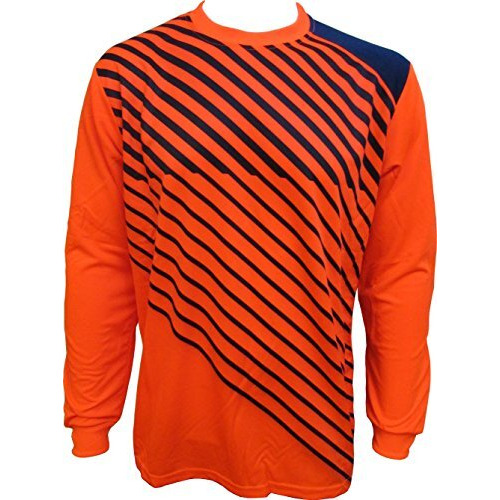 Vizari Men's Arroyo Gk Goalkeeper Jersey Orange/Navy Adult Medium