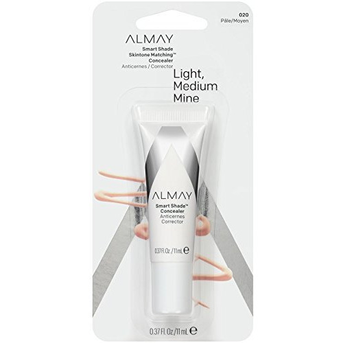 Almay Concealer, Face Makeup, Medium Coverage Concealer, Creamy Finish, Oil Free, Hypoallergenic-Fragrance Free, Dermatologist Tested, 020 Light Medium Mine, 037 Oz