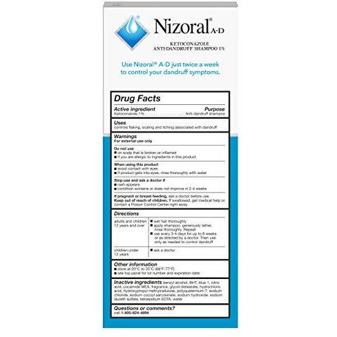 Nizoral Anti-Dandruff Shampoo With 1% Ketoconazole, Fresh Scent, 7 Fl Oz
