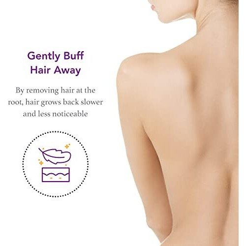 Hair Off Hair Remover Mitten - All-Natural, Painless & Chemical Free - Full Body Hair Removal - Slows & Lessens Regrowth - Exfoliates Skin (3 Mittens Per Box)