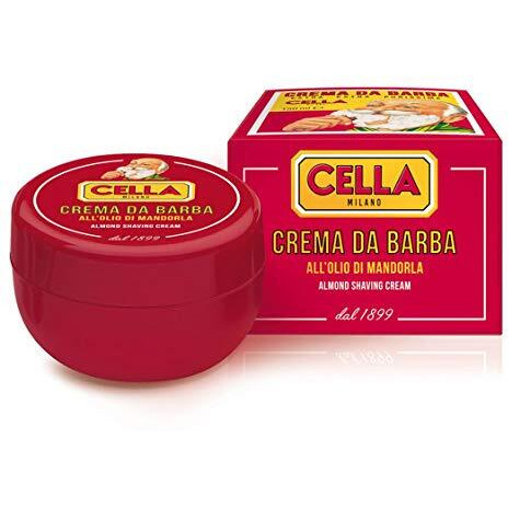 Cella Milano Shaving Cream Soap Almond, 150 Grams