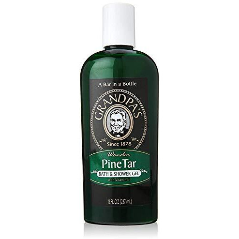 Grandpas Brands Pine Tar Bath And Shower Gel, 8 Ounce