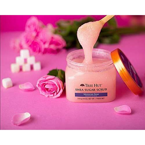 Tree Hut Shea Sugar Scrub Moroccan Rose  18 Oz