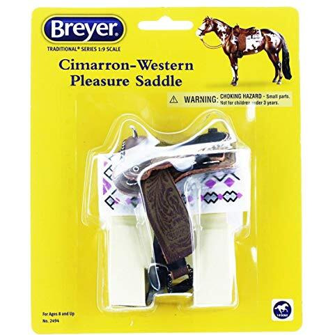 Breyer Traditional Cimarron Western Pleasure Saddle (19 Scale), 6.5"&quotL X 7.875"&quotH H