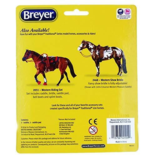 Breyer Traditional Cimarron Western Pleasure Saddle (19 Scale), 6.5"&quotL X 7.875"&quotH H