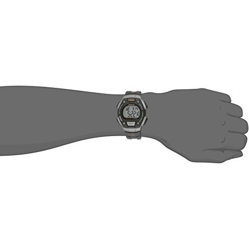 Timex Men's T5K821 Ironman Classic 30 Black/Orange Resin Strap Watch