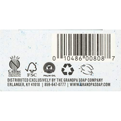 Grandpa's Epsom Salt Bar Soap By The Soap Company | Natural Face & Body Soap | Epsom Salt + Baking Soda | Deep Cleanse | Paraben Free Bar Soap | Unisex | 4.25 Oz.