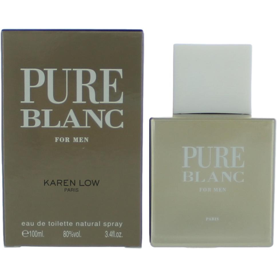 Pure Blanc By Karen Low, 3.4 Oz Eau De Toilette Spray For Men