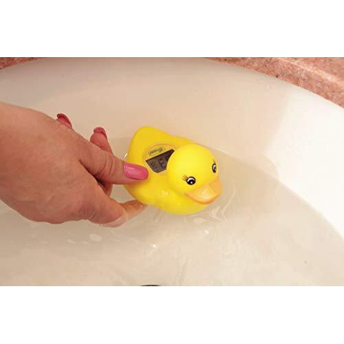 Dreambaby Room And Bath Baby Thermometer Safety Toy- Model L321 - Reliable Temperature Readings - Yellow Duck