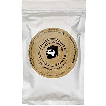 Grizzly Mountain Beard Dye - Organic & Natural Dark Brown Beard Dye