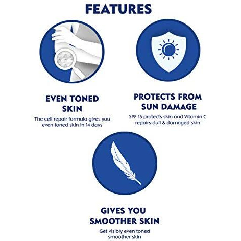 Nivea Extra Whitening Cell Repair Body Lotion Spf 15, 400Ml