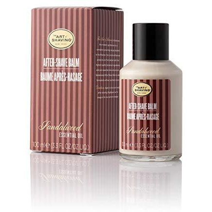 The Art Of Shaving After-Shave Balm For Men - Face Moisturizer, Clinically Tested For Sensitive Skin, Sandalwood, 3.3 Ounce