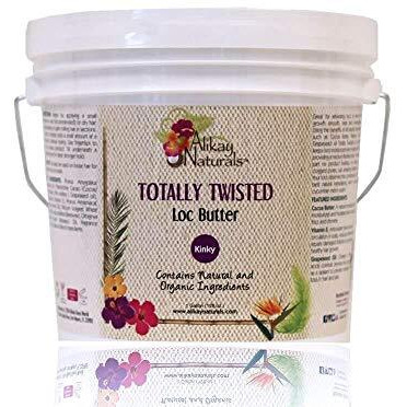 Alikay Naturals Twisted Loc Butter Natural Cocoa Butter, Vitamin E & Grape Seed Oil 8 Ounce