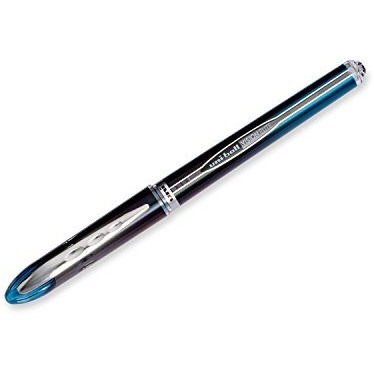 Uni-Ball Vision Elite Blx Infusion Rollerball Pens Micro Point (0.5Mm) Blue/Black 12 Count