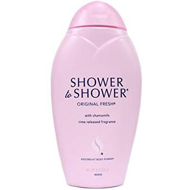 Shower To Shower Original Body Powder, 8 Ounces (1 Pack)