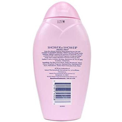 Shower To Shower Original Body Powder, 8 Ounces (1 Pack)