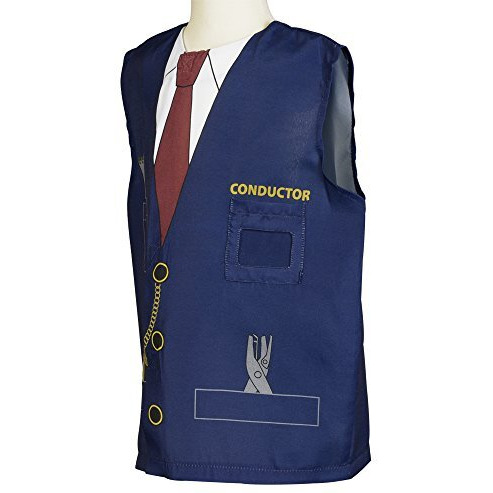 Aeromax Boys Train Conductor Childrens Costumes, Navy Blue, One Size Fits Most Ages 3-6 Us