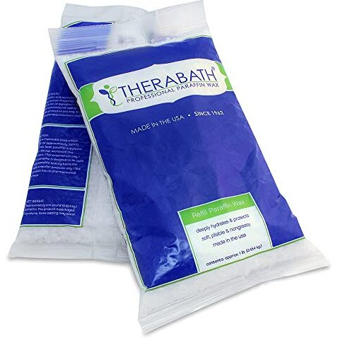 Therabath Refill Paraffin Wax, Provides Therapeutic Relief Of Pain Due To Arthritis, Joint Inflammation, Muscle Stiffness Or Injury, Scent Free, 6 1-Lb Bags