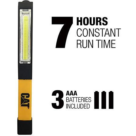 Cat Ct1000 Pocket Cob Led Flood Beam Pocket Work Light, Black/Yellow