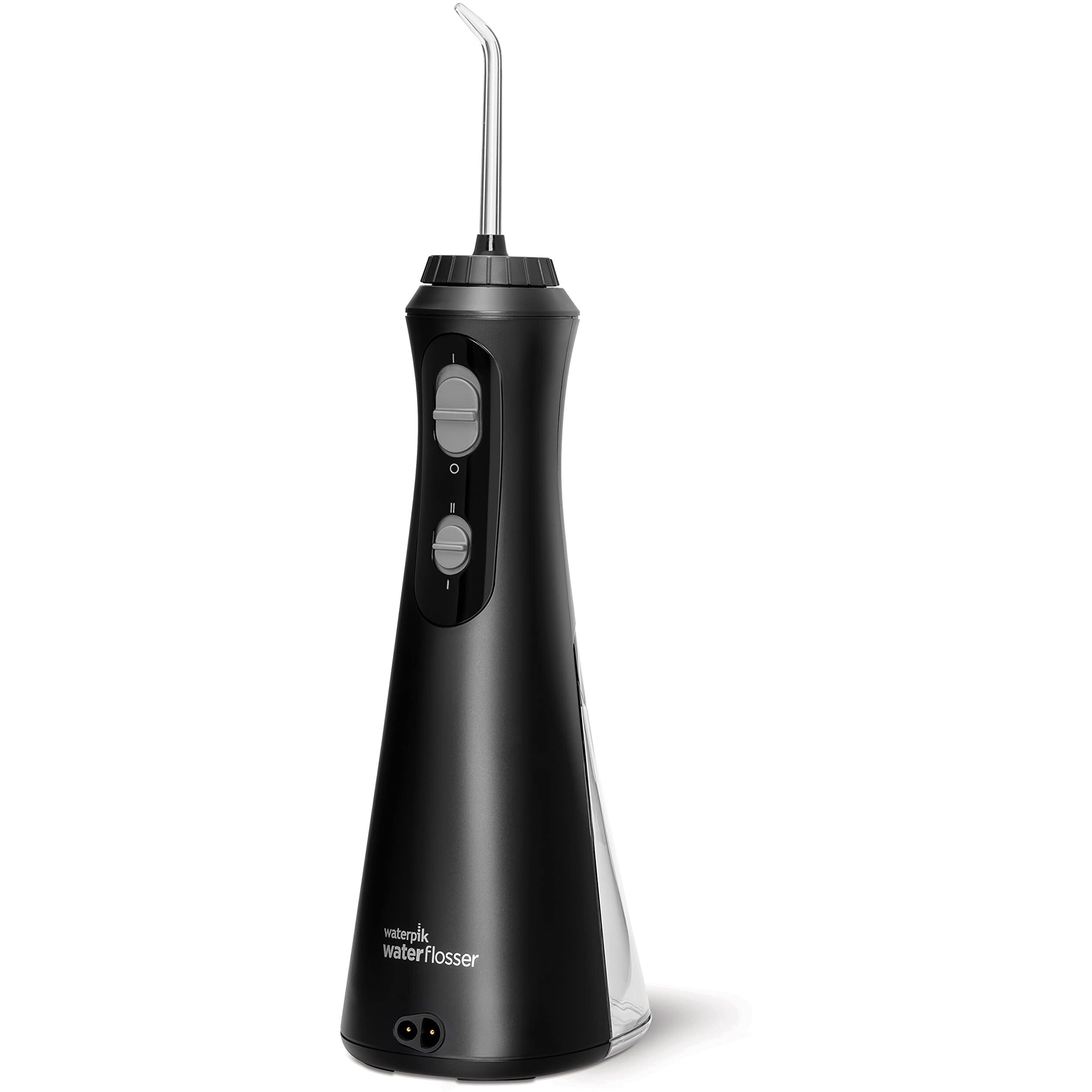 Waterpik Cordless Plus Water Flosser With 4 Flossing Tips, Rechargeable And Portable For Travel And Home, Ada Accepted, Black Wp-462