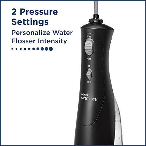 Waterpik Cordless Plus Water Flosser With 4 Flossing Tips, Rechargeable And Portable For Travel And Home, Ada Accepted, Black Wp-462