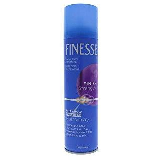 Finesse Self Adjusting Extra Hold Unscented Hair Spray Unisex, 7 Ounce