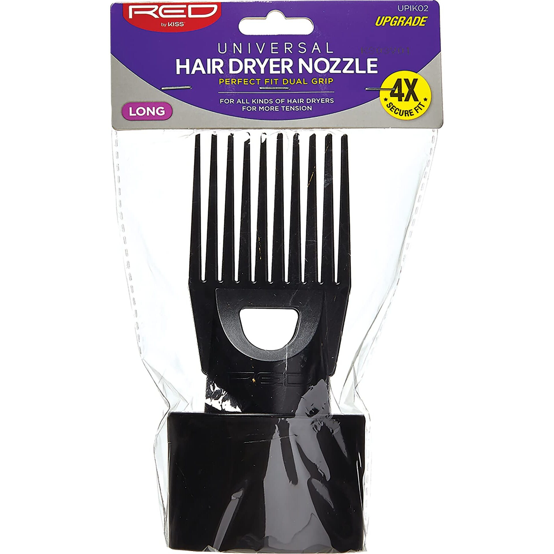 Red By Kiss Universal Hair Dryer Nozzle, Long Comb