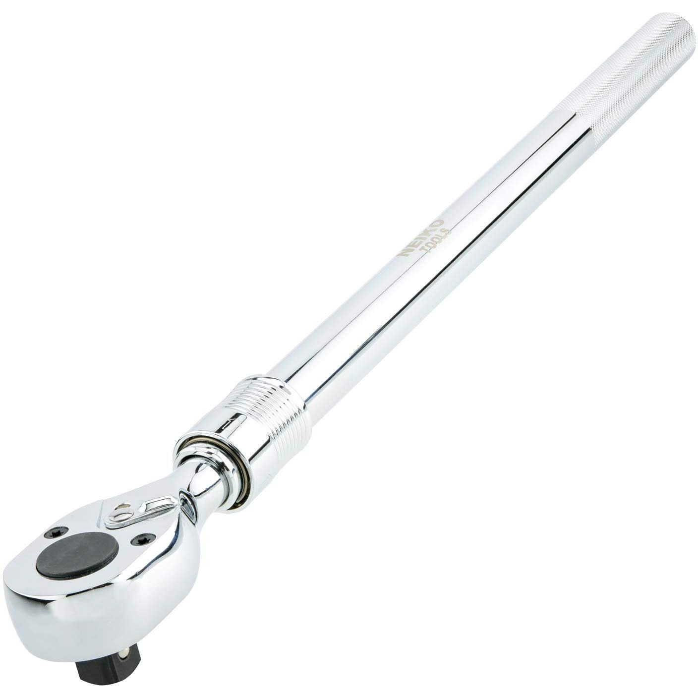Neiko 03069A 3/4-Inch-Drive Extendable Ratchet Handle, 24-Tooth Reversible Ratcheting Feature, Extends 24 To 39 3/4 Inches