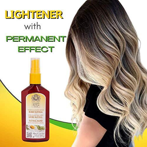 Camomila Intea Hair Lightener - Go Blonder Naturally With Chamomile Extract - 3.4 Oz (1 Pack)