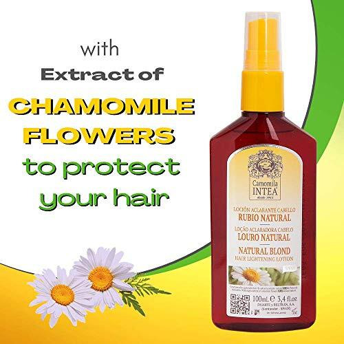 Camomila Intea Hair Lightener - Go Blonder Naturally With Chamomile Extract - 3.4 Oz (1 Pack)