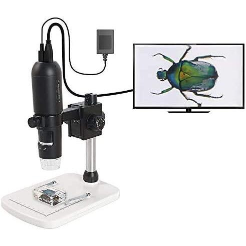 Mustcam 1080P Full Hd Digital Microscope, Hdmi Microscope, 10X-220X Magnification, To Any Monitor/Tv With Hdmi-In, Photo Capture, Micro-Sd Storage, Pc Supported