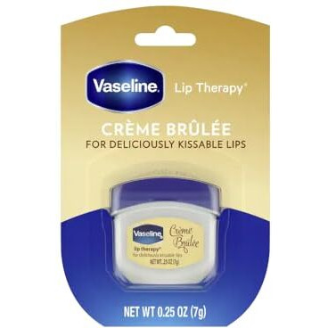 Vaseline Lip Therapy, Creme Brulee 0.25 Oz (3 Pack)
