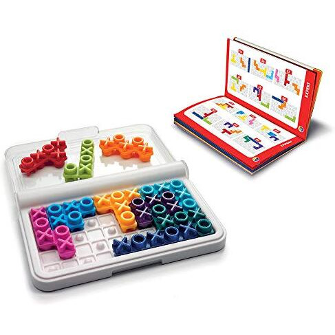 Smartgames Iq Xoxo Portable Travel Game Featuring 120 Challenges For Ages 6 - Adult