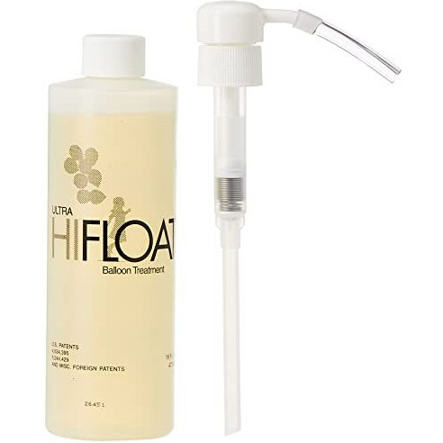 Hi-Float Company Ultra With Pump Balloon Treatment, 16 Oz, Multicolor