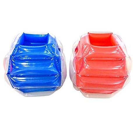 Banzai Bump N' Bounce Body Bumpers, A Game Of Bumping & Bopping, 2 Bumpers Included In Red & Blue, Fun & Safe Cushion Inflatable Surface, For Ages 4 And Up