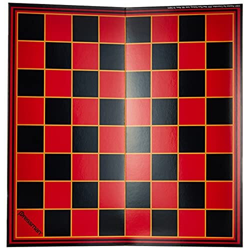 Pressman Checkers -- Classic Game With Folding Board And Interlocking Checkers, 2 Players