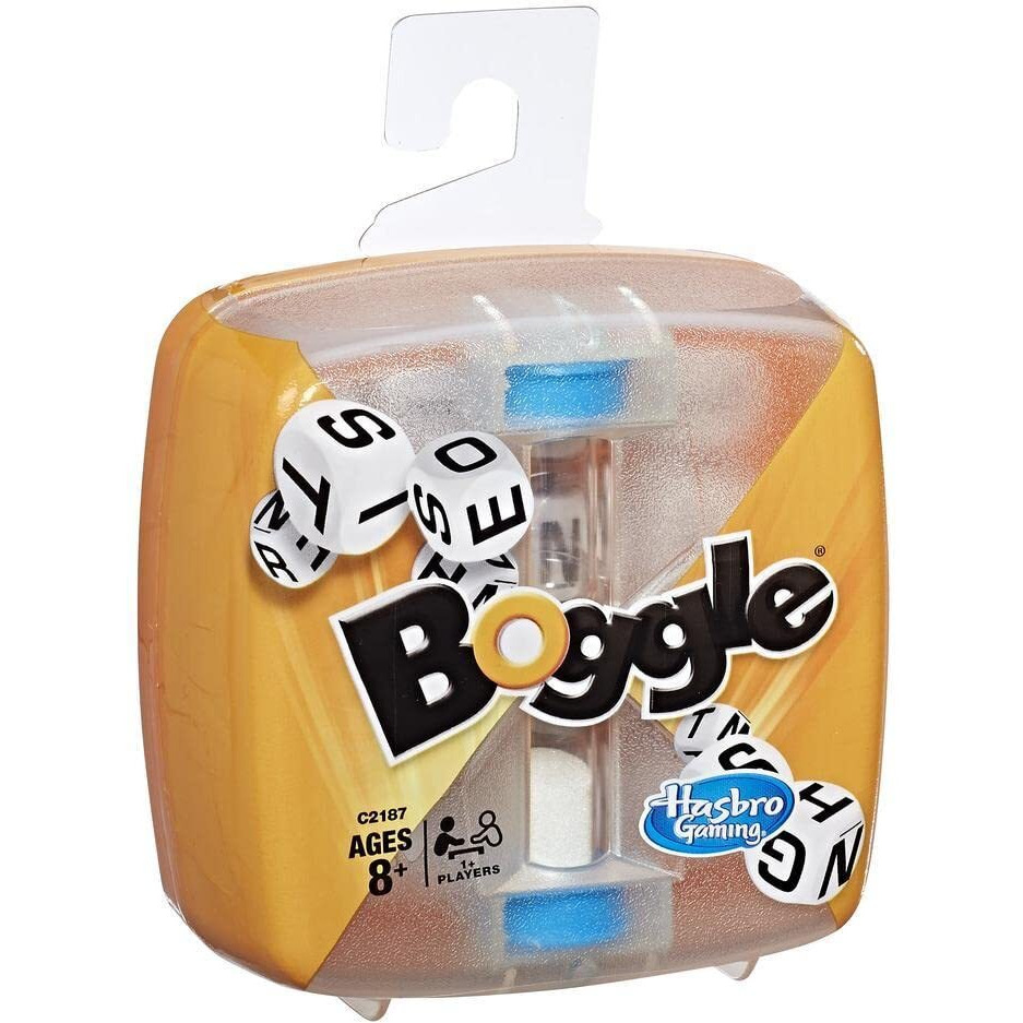 Boggle Classic Game | Word Search Games | Ages 8+ | 1 Or More Players | Portable Travel Size | Fun Family Dice Games For Adults And Kids