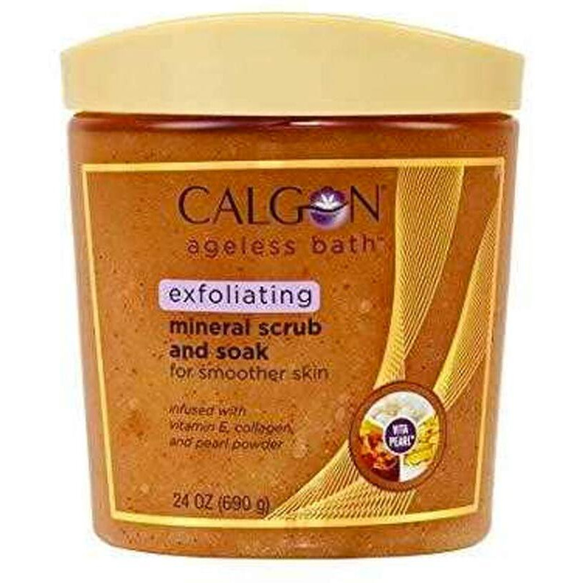 Calgon Ageless Bath Series Exfoliating Mineral Scrub And Soak (24 Ounce)