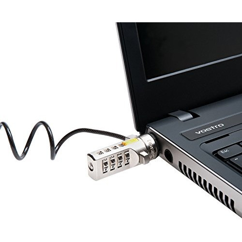 Kensington Portable Combination Cable Lock For Laptops And Other Devices - Black (K64670Am)