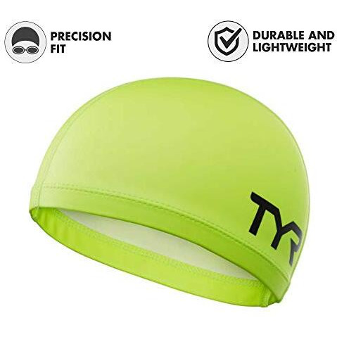 Tyr Hi-Vis Warmwear Swim Cap Flour Yellow, One Size