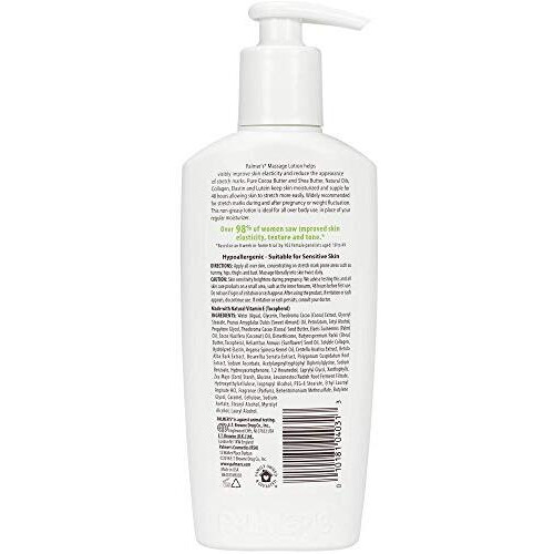 Palmers Cocoa Butter Formula Massage Lotion For Stretch Marks, Pregnancy Skin Care, Belly Cream With Collagen, Elastin, Argan Oil And Shea Butter, 85 Ounces
