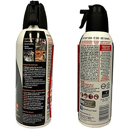 Falcon Dust-Off Professional Electronics Compressed Air Duster, 12 Oz (12 Pack)