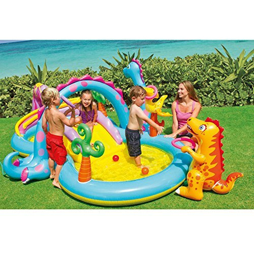Intex Dinoland Inflatable Play Center, 119In X 90In X 44In, For Ages 2+