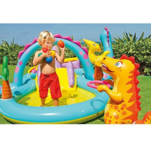 Intex Dinoland Inflatable Play Center, 119In X 90In X 44In, For Ages 2+