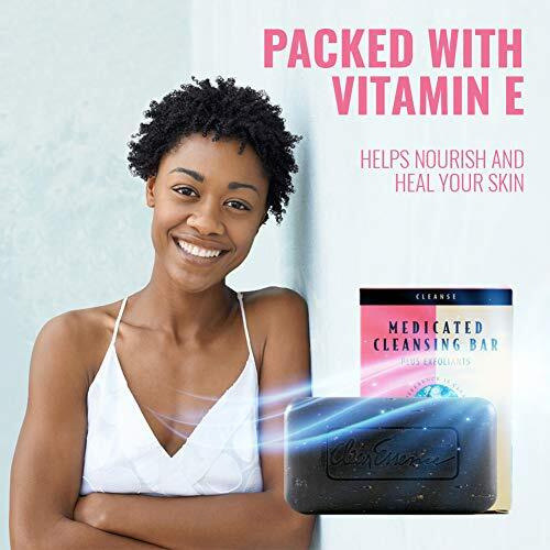 Exfoliating Face Soap For Women By Clear Essence- Medicated Cleansing Bar For Oily, Acne Prone Skin And Blemishes, Platinum Line, 4.7 Oz. (1 Pack)