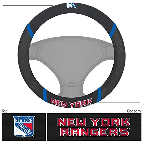 Fanmats 17173 Nhl - New York Rangers Steering Wheel Cover