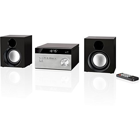 Ilive Wireless Home Stereo System, With Cd Player And Am/Fm Radio, Includes Remote Control (Ihb227B),Black/Silver