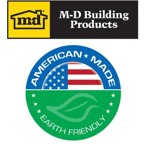 M-D Building Products, Black 8462 Steel Garage Door Replacement Vinyl, 18 Feet